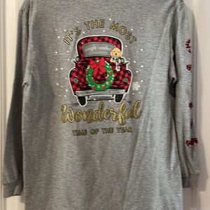 Simply southern youth large Christmas long sleeve tee